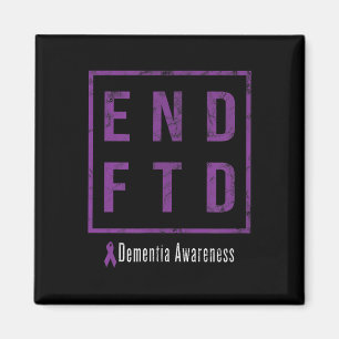 End Ftd, Distressed Frontotemporal Dementia Awaren Magnet