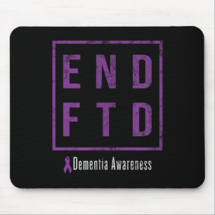 End Ftd, Distressed Frontotemporal Dementia Awaren Mouse Pad