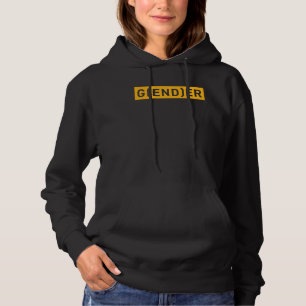End Gender Cute Genderfluid Nonbinary Pride Subtle Hoodie
