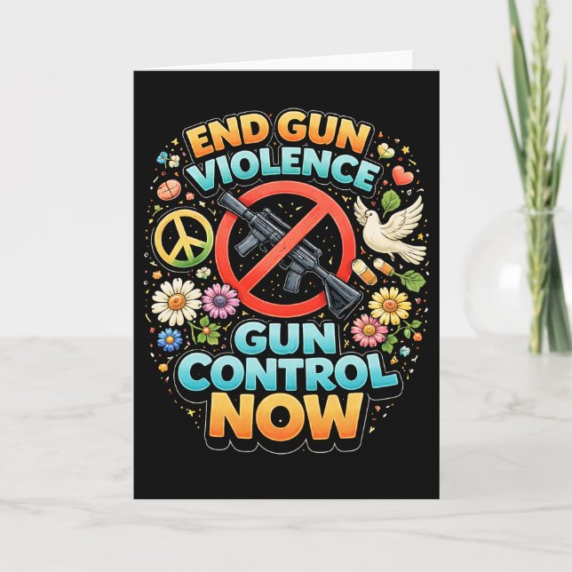 End Gun Violence Now Holiday Card (Front)