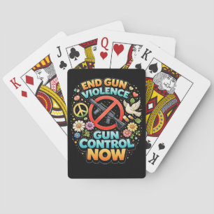 End Gun Violence Now Playing Cards