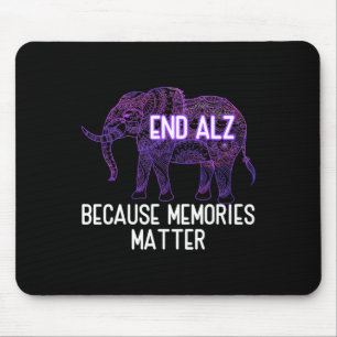 End Heimer Because Memories Problem Elephant Heime Mouse Pad