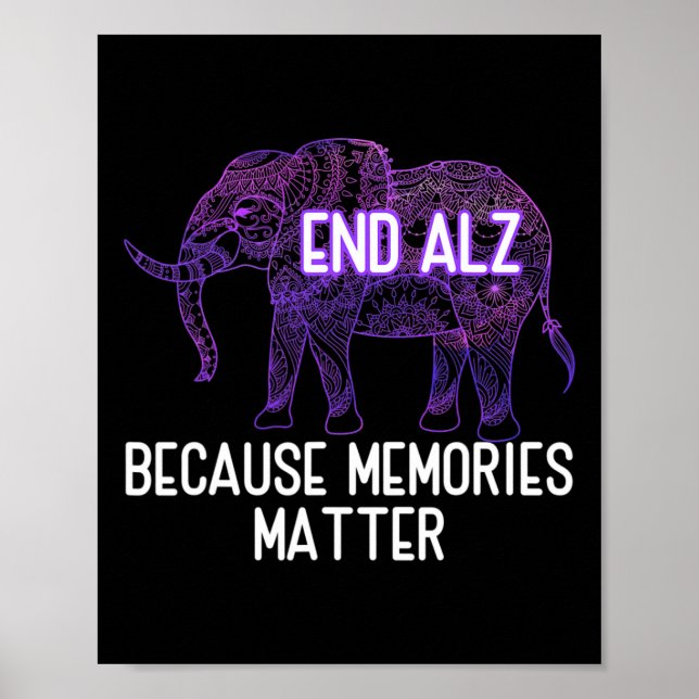 End Heimer Because Memories Problem Elephant Heime Poster (Front)