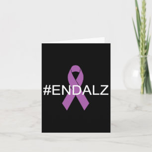 End Heimer #endheimer Heimerheimer Awareness Purpl Card