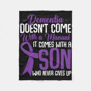 End Heimer Heimerheimer Awareness Dementia Son Nev Fleece Blanket