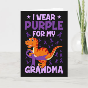 End Heimer I Wear Purple For My Grandma Heimerheim Card