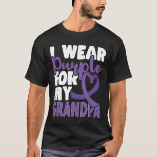 End Heimer I Wear Purple For My Grandpa Dementia A T-Shirt