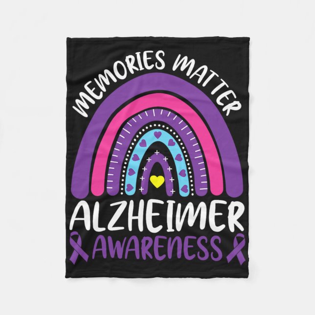 End Heimer Memories Problem Heimerheimer Awareness Fleece Blanket (Front)