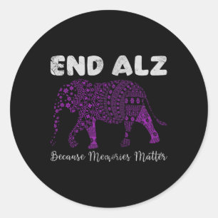 End Heimerheimer Heimer Because Memories Problem A Classic Round Sticker