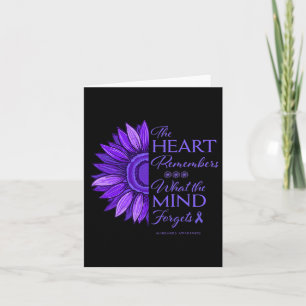 End Heimerheimers And Raise Awareness Womens Card