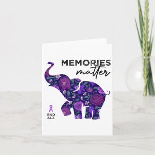 End Heimers Shirt Memories Heimers Awareness _1 Card