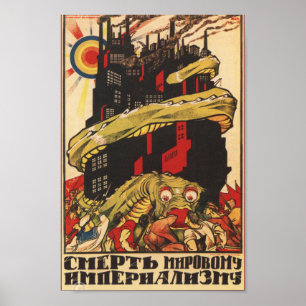 End Imperialism - Soviet Propaganda Poster
