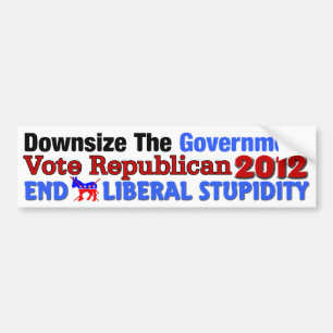 End Liberal Stupidity Bumper Sticker