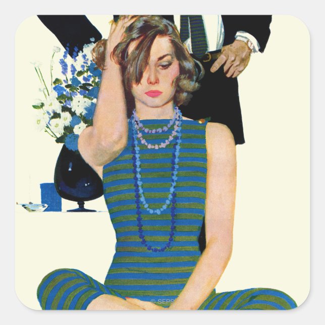 End of a Marriage Square Sticker (Front)