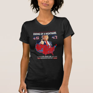 End Of A Nightmare Trump 2025 Inauguration Day T-Shirt