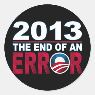 End of an ERROR Classic Round Sticker