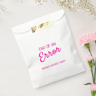 End of an Error Favour Bag