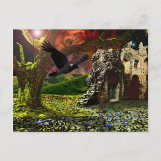 End of days... The last tree. Postcard