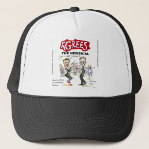 End Of Fiscal Cliff Funny Gifts Cards & Tees Trucker Hat