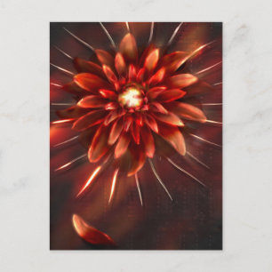 End of flowers - Postcard