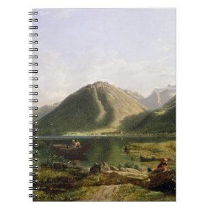 End of Lake Geneva, 1835 (oil on canvas) Notebook