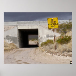 End of Las Vegas Blvd. Poster Print