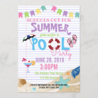 end of school pool summer class party fundraiser