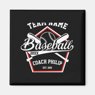 End Of Season Team Gift Best Baseball Coach Gift T Magnet
