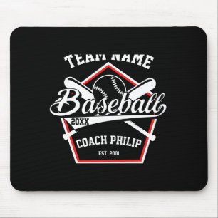 End Of Season Team Gift Best Baseball Coach Gift T Mouse Pad