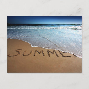 End Of Summer At California Coast Postcard