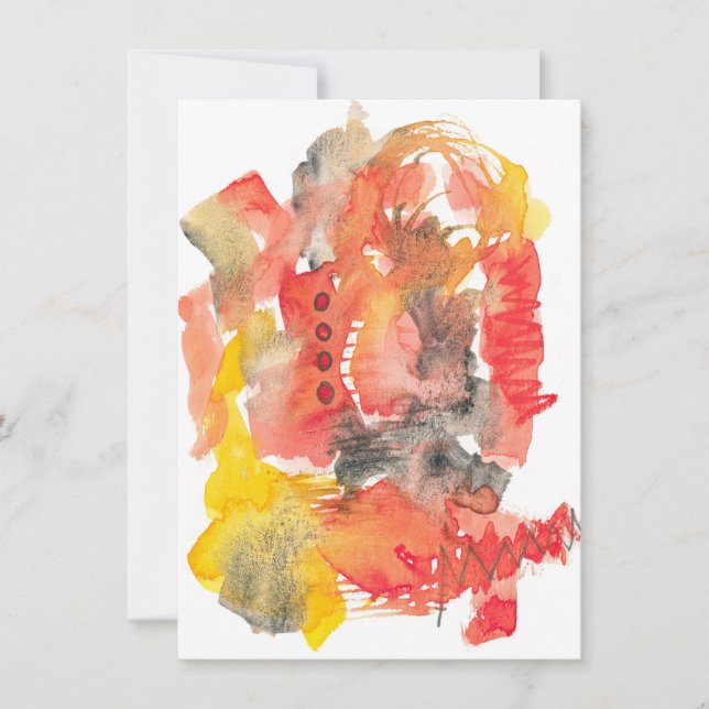 End Of Summer Greeting Card (Front)