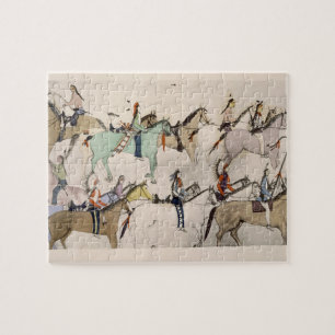 End of the battle (ink on paper) jigsaw puzzle