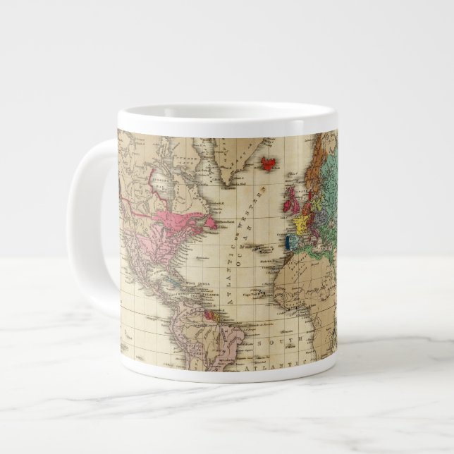 End of The General Peace 1828 AD Large Coffee Mug (Front Left)