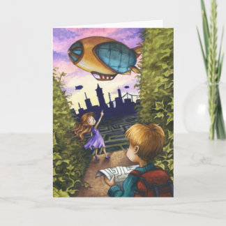 End of the Hedge Maze Greeting Card