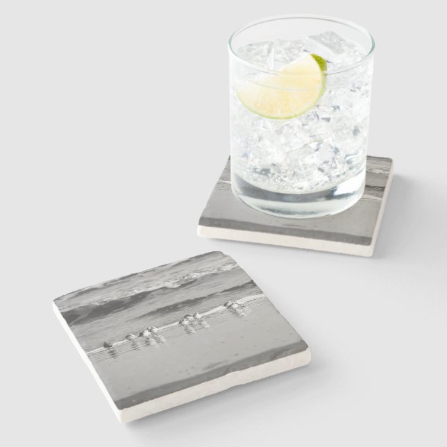 End of the Line Stone Coaster (Side)