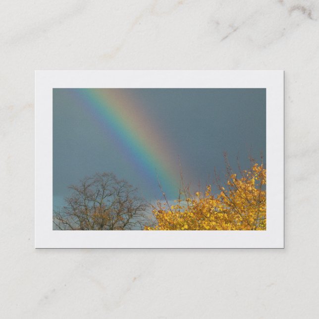 End of the Rainbow (Bordered) Business Card (Front)