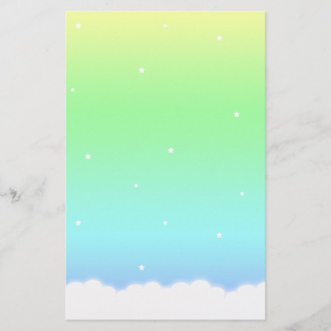 End of the Rainbow Custom Stationery (Front)