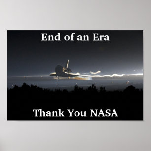 End of the Space Shuttle Era Poster