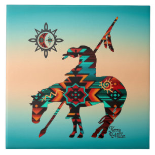 End Of The Trail  Ceramic Tile