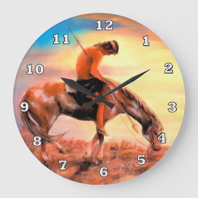 End of the Trail Clock (Front)