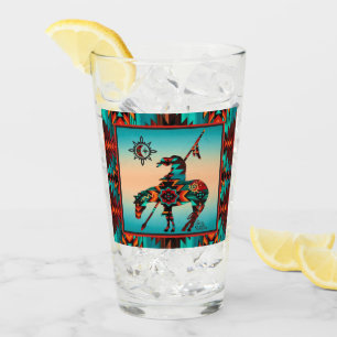 End Of The Trail Glass Cup