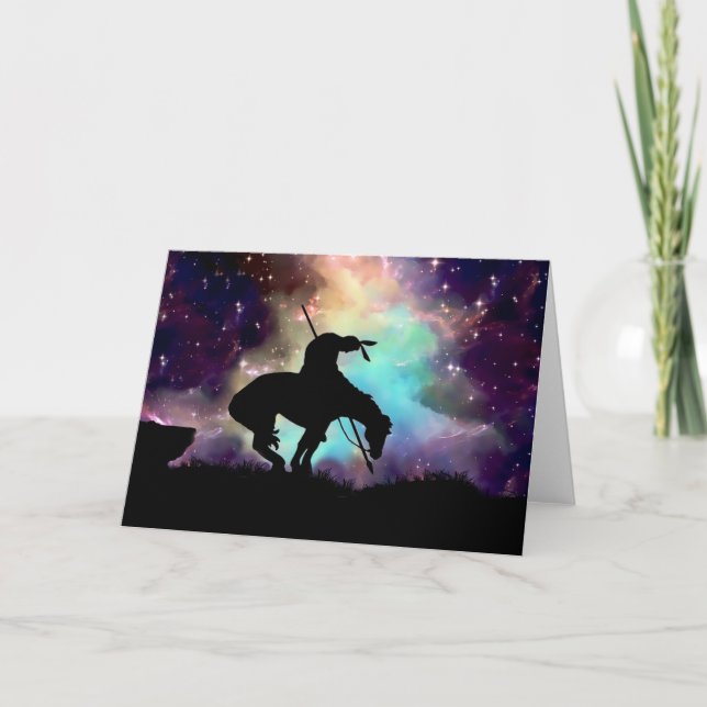 End of the Trail Greeting Card (Front)