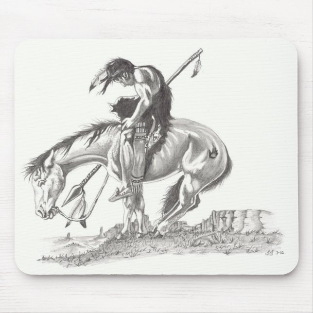 End of the Trail Mouse Pad (Front)