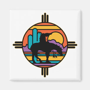 End of the Trail Native American Indian Magnet