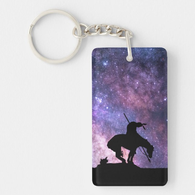 End of the Trail with Milky Way Key Ring (Front)