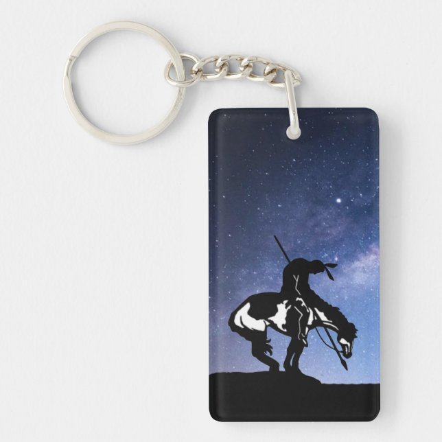 End of the Trail with Milky Way Key Ring (Front)