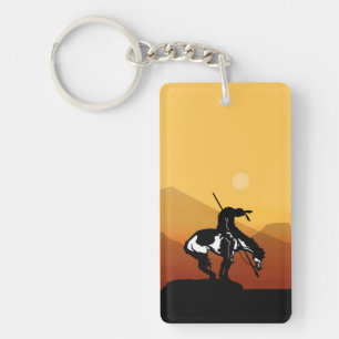 End of the Trail with Sunset Key Ring