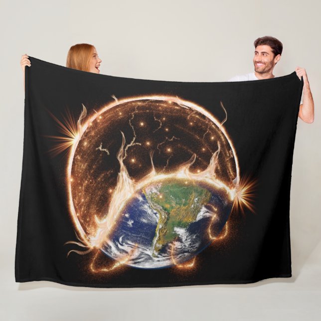 End of the world fleece blanket (In Situ)