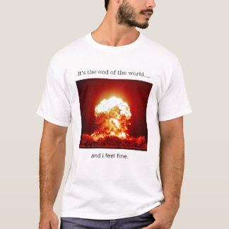 End of the World......i feel fine t-shirt
