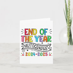End Of The Year Autographs 2024-2025 Last Day Of S Card